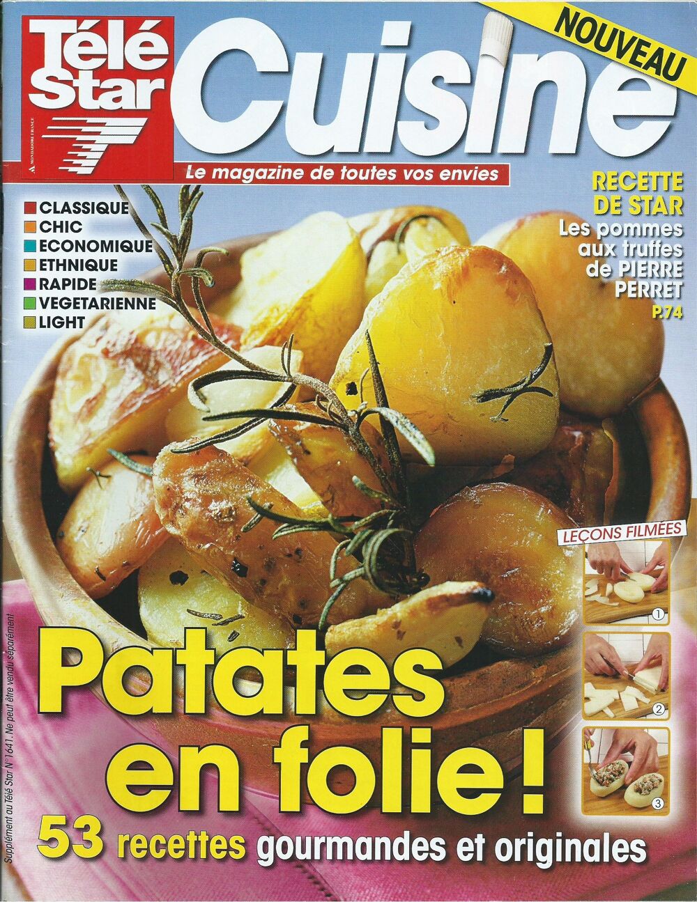 1 lot de 5 revues de cuisine Livres et BD