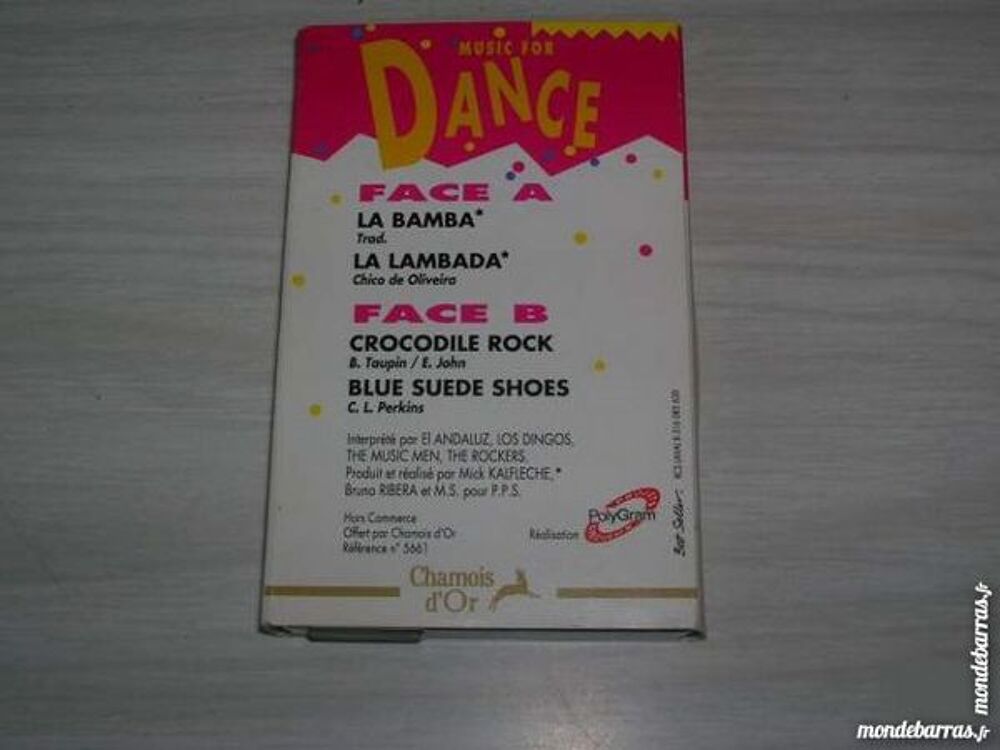 K7 AUDIO CHAMOIS D'OR PUBLICITE - ROCK'N'ROLL CD et vinyles