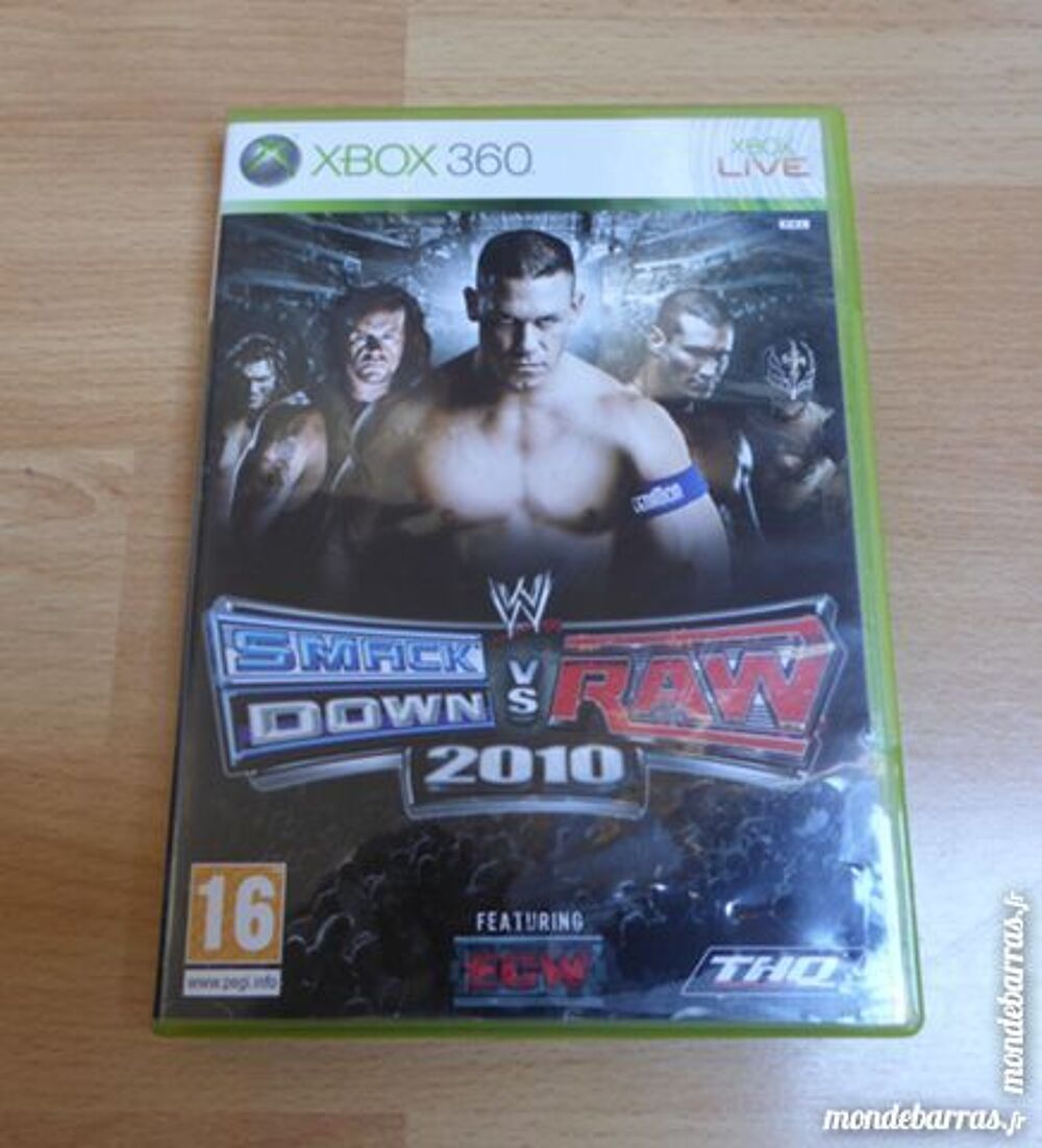 Jeu XBOX 360 Smack Down Vs Raw Consoles et jeux vidéos