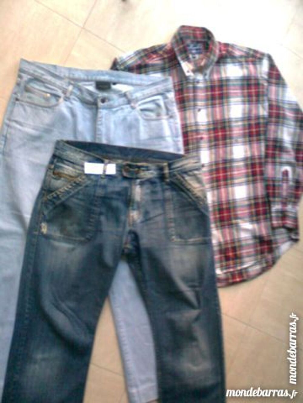 2 jeans 46/48+ 1 chemise XL - zoe Vêtements