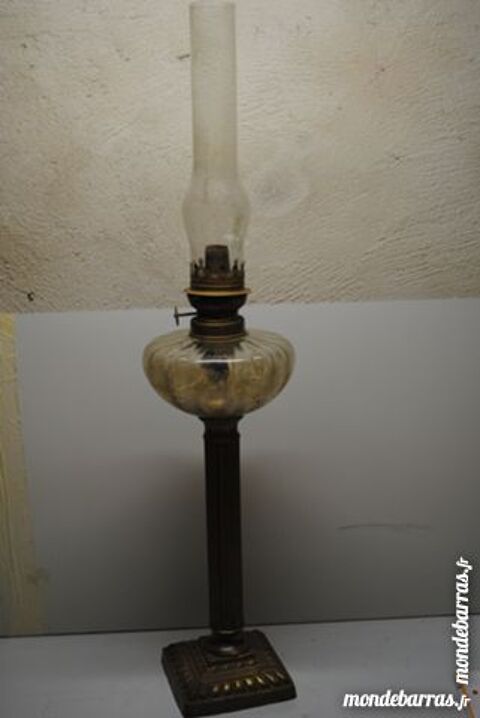 grande lampe  petrole laiton 35 Blaye-les-Mines (81)