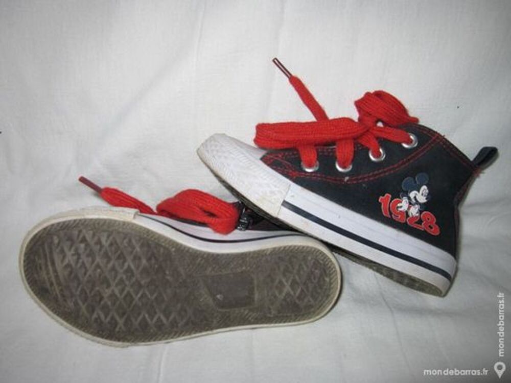 Baskets en tissu gar&ccedil;on Mickey 24 Chaussures