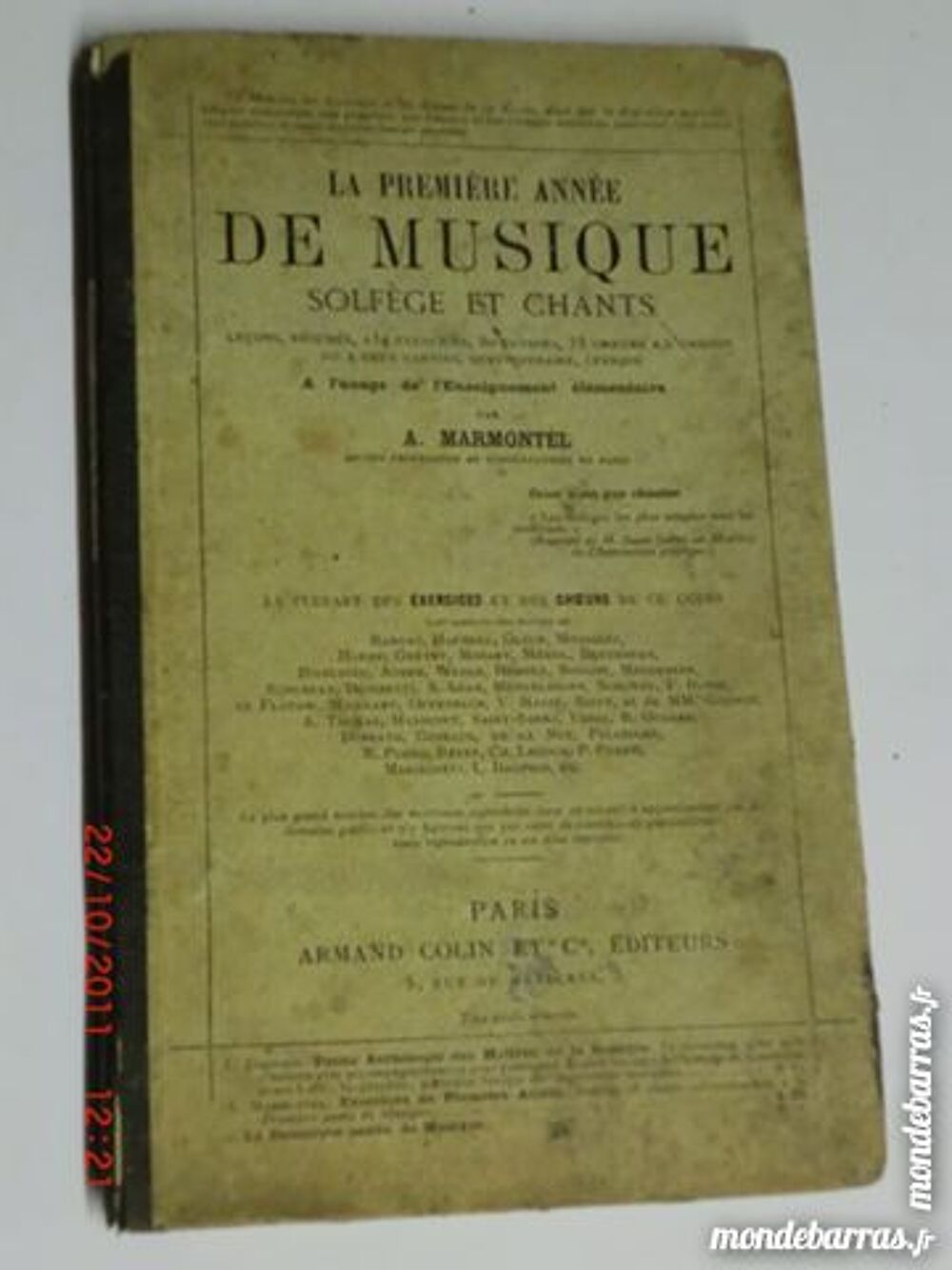 premi&egrave;re ann&eacute;e de musique p7 Livres et BD