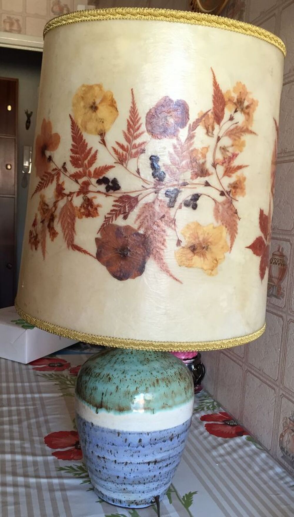 Superbe lampe sur pied hauteur 62 cm Décoration