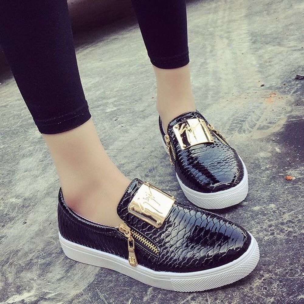  Chaussure Casual Femme peau de serpent Style Chaussures