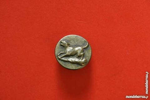 Bouton de chasse en laiton 5 Nice (06)