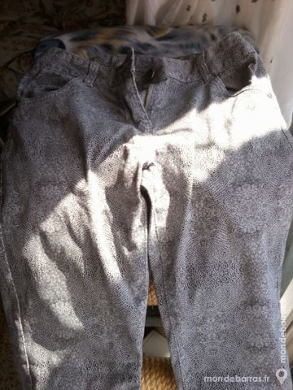 pantalon gris pour fille Vêtements