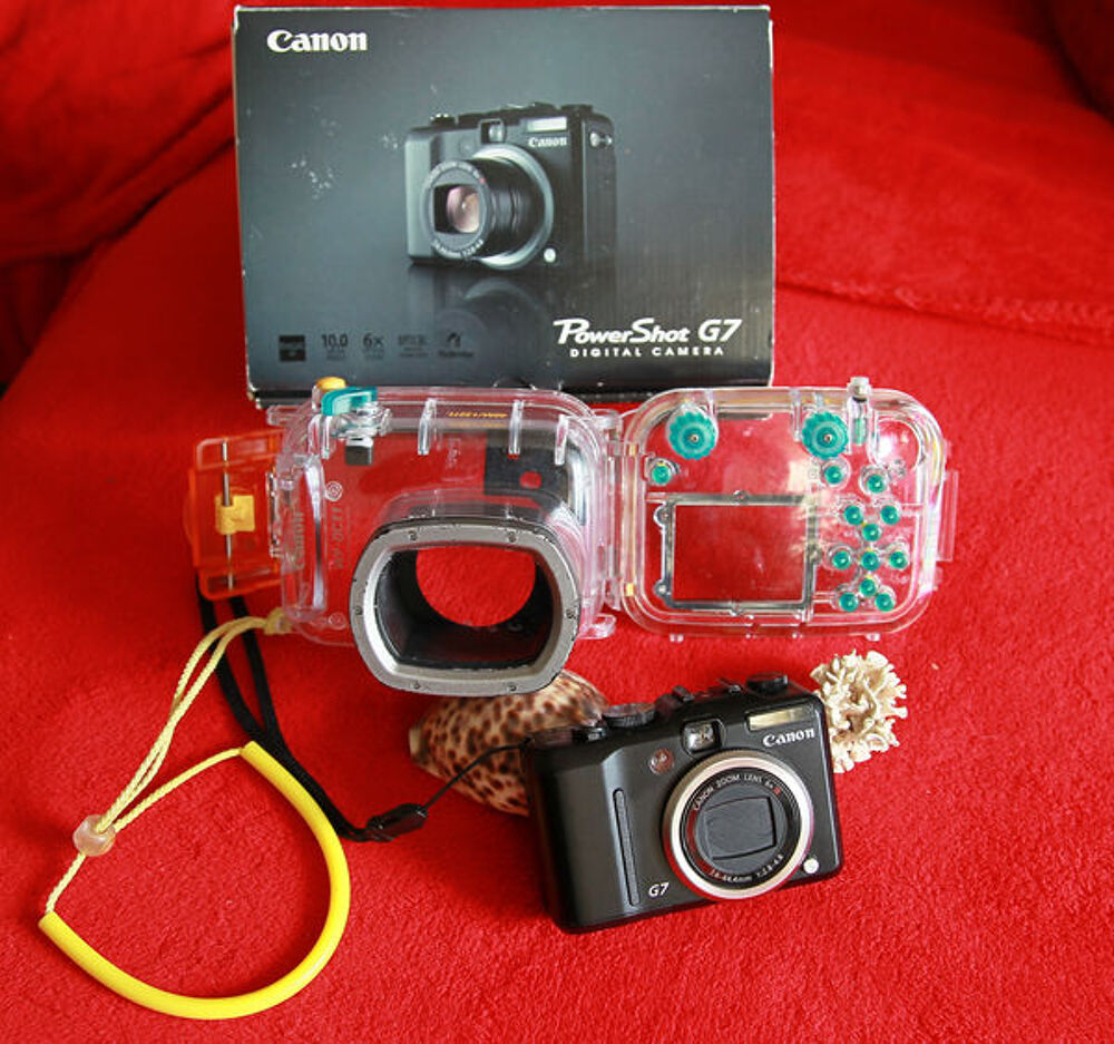Canon G7 + Boitier Canon WPDC 11 Photos/Video/TV