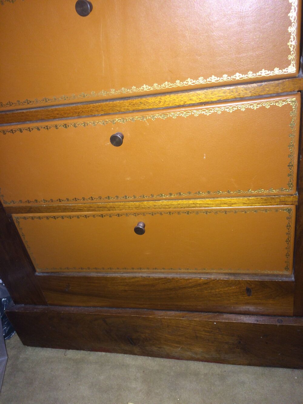 ANTIQUIT&Eacute;S : CARTONNIER &Eacute;CRITOIRE LOUIS PHILIPPE Meubles