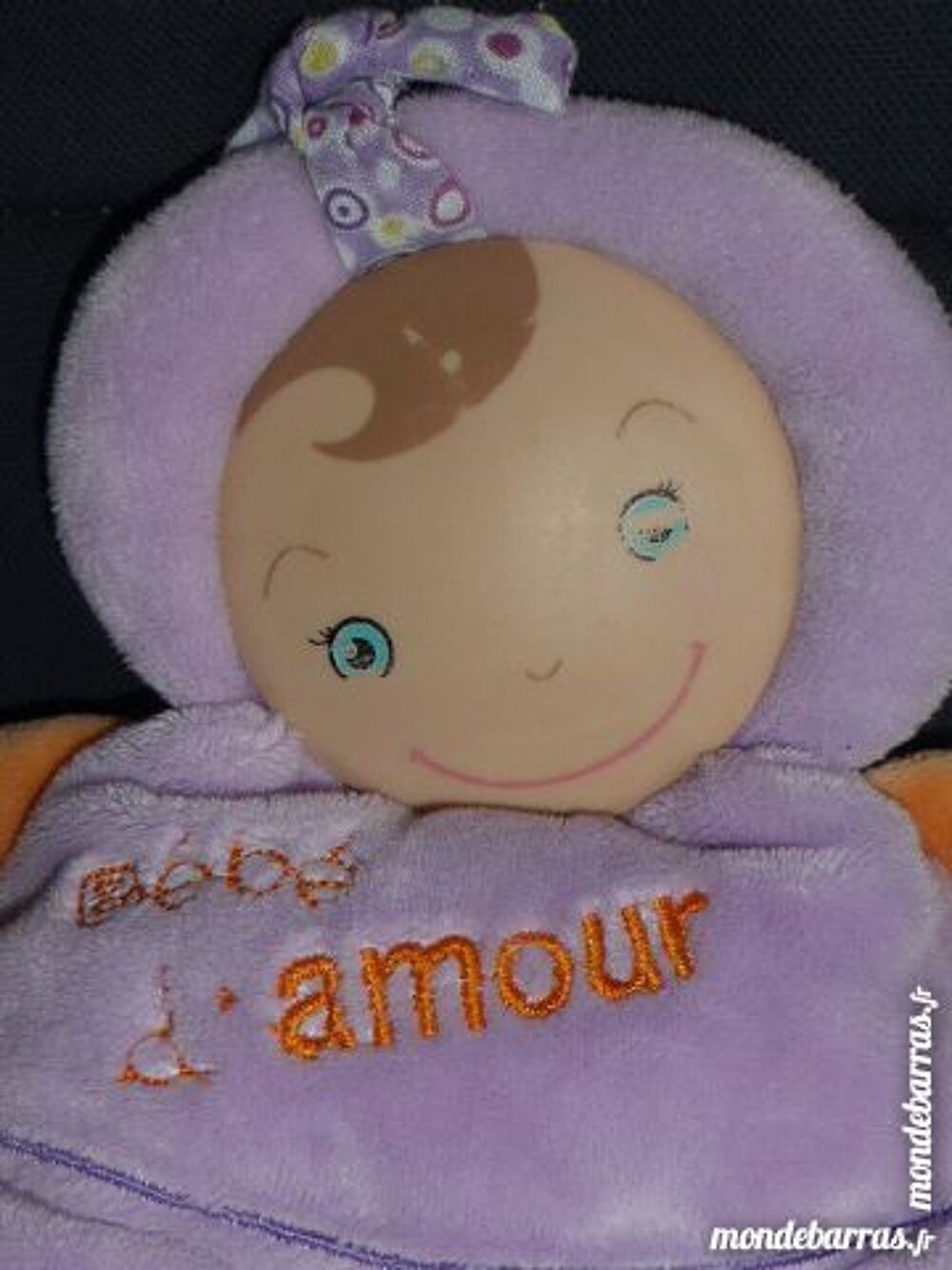 Doudou et compagnie b&eacute;b&eacute; d'amour mauve Puériculture