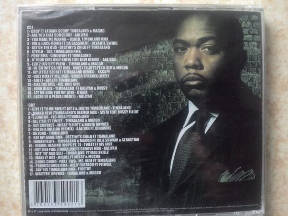 TIMBALAND FEAT
AALIYAH,USHER,DEST. CHILD,,LIL KIM,
DOUBLE CD CD et vinyles