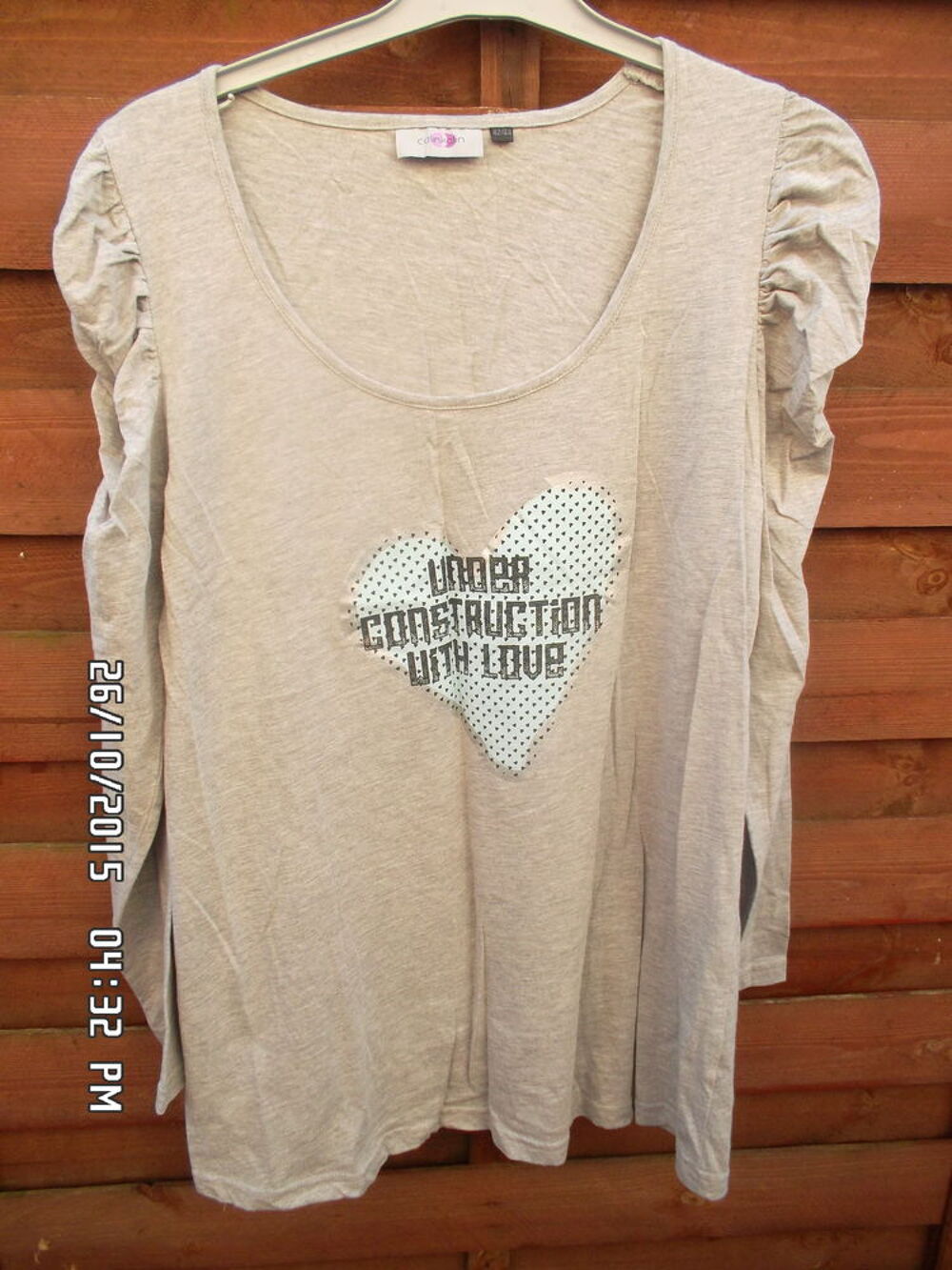 HAUT GRIS*JUSTE 3E*KIKI60230 Vêtements
