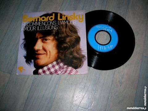45 TOURS BERNARD LINSKY Recommen�ons l'amour - TEST PRESSING 18 Nantes (44)