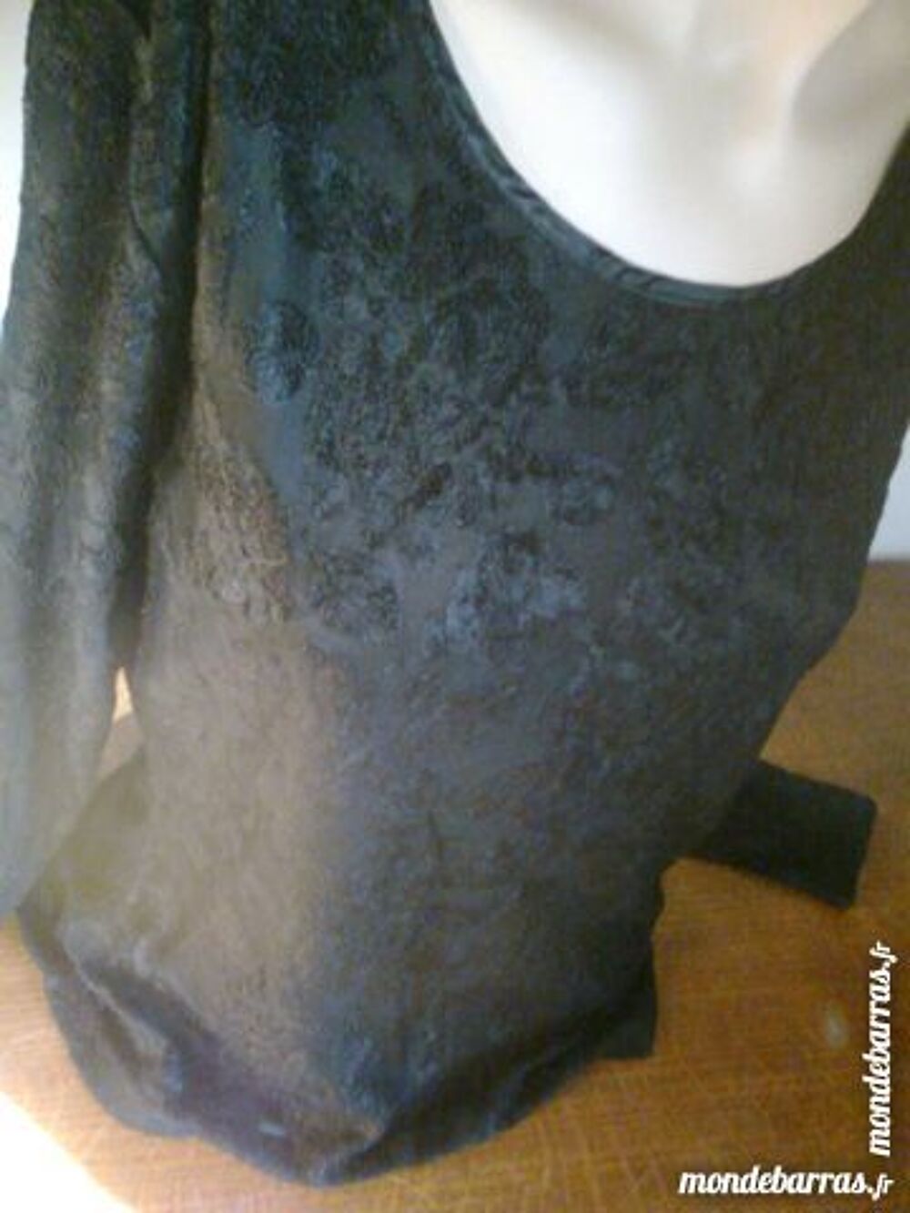veste l&eacute;g&egrave;re , haut dentelle noire - M - zoe Vêtements