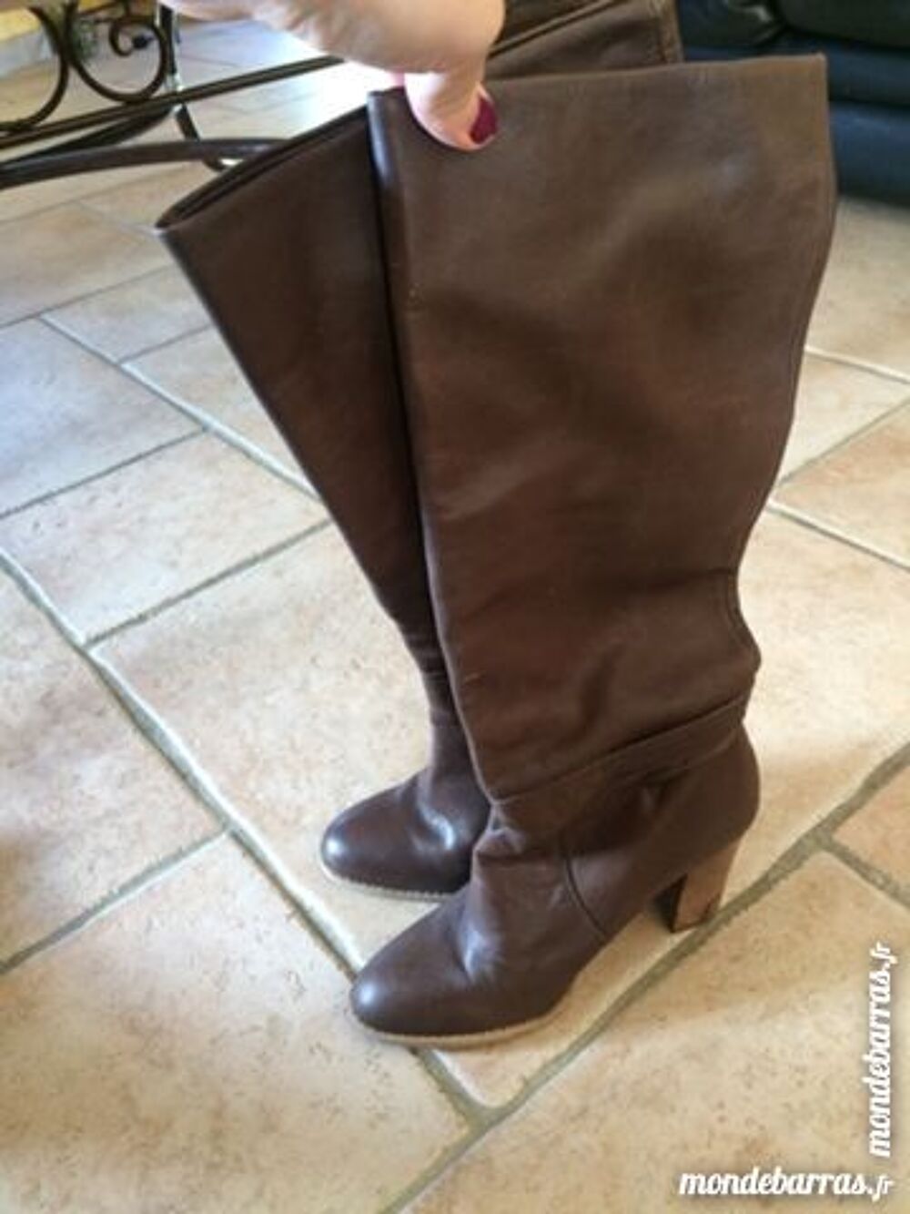 Bottes marron taille 37 Chaussures