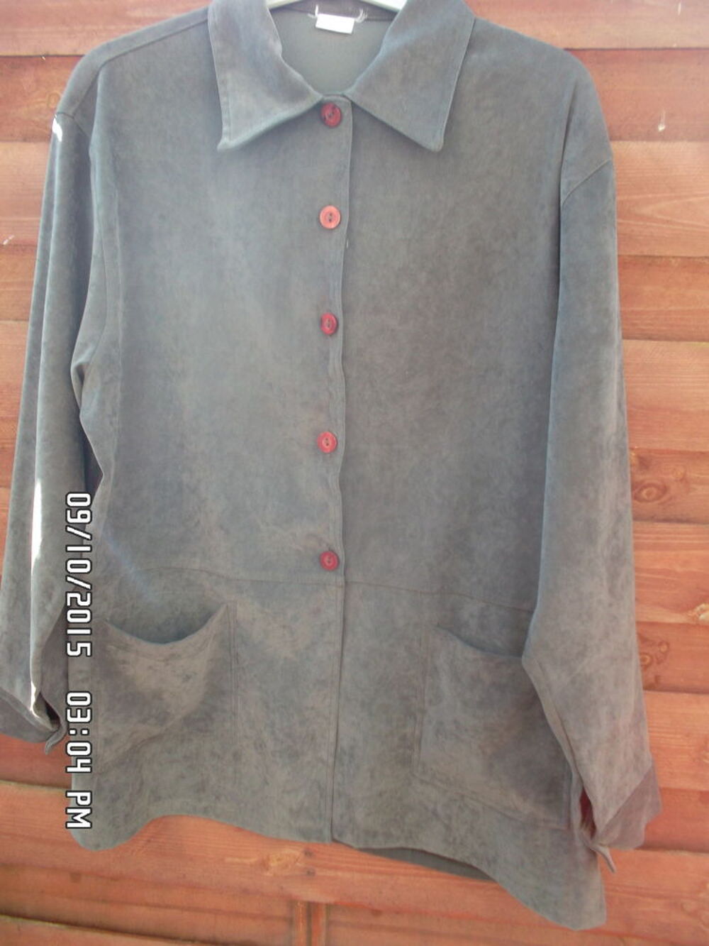 CHEMISIER-VESTE KAKI*JUSTE 3E*KIKI60230 Vêtements
