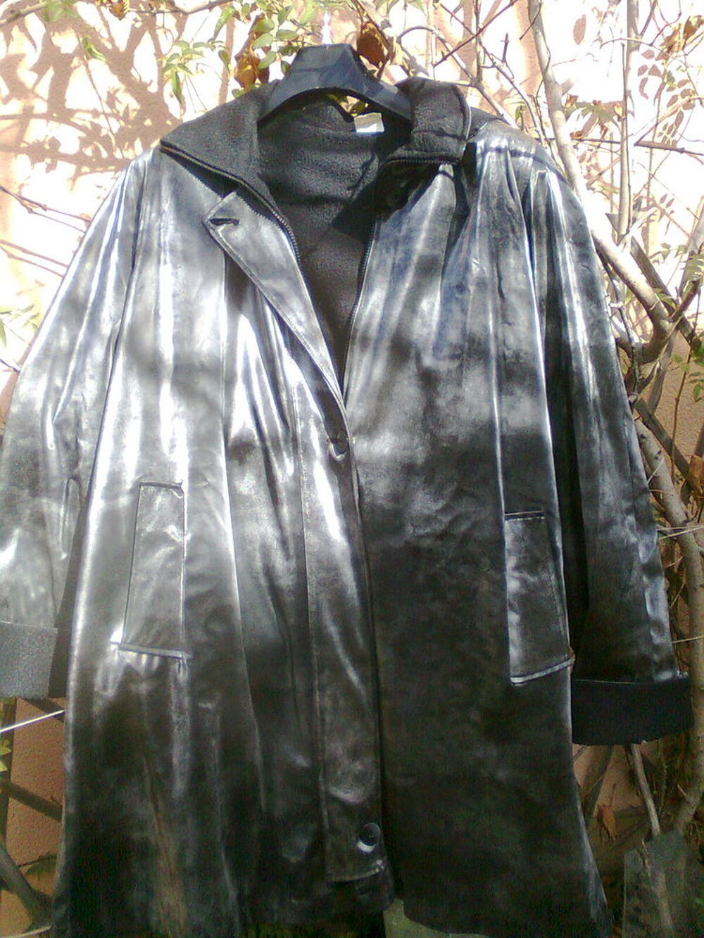 beau MANTEAU moir&eacute; - t.2 - zoe Vêtements