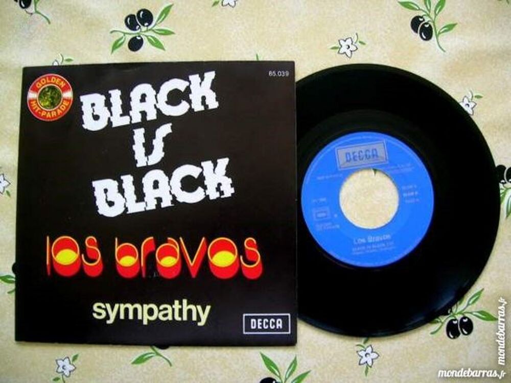 45 TOURS LOS BRAVOS Black is black CD et vinyles