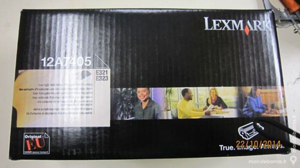Toner d'origine LEXMARK E321 -E323 ref: 12A7405 Matériel informatique