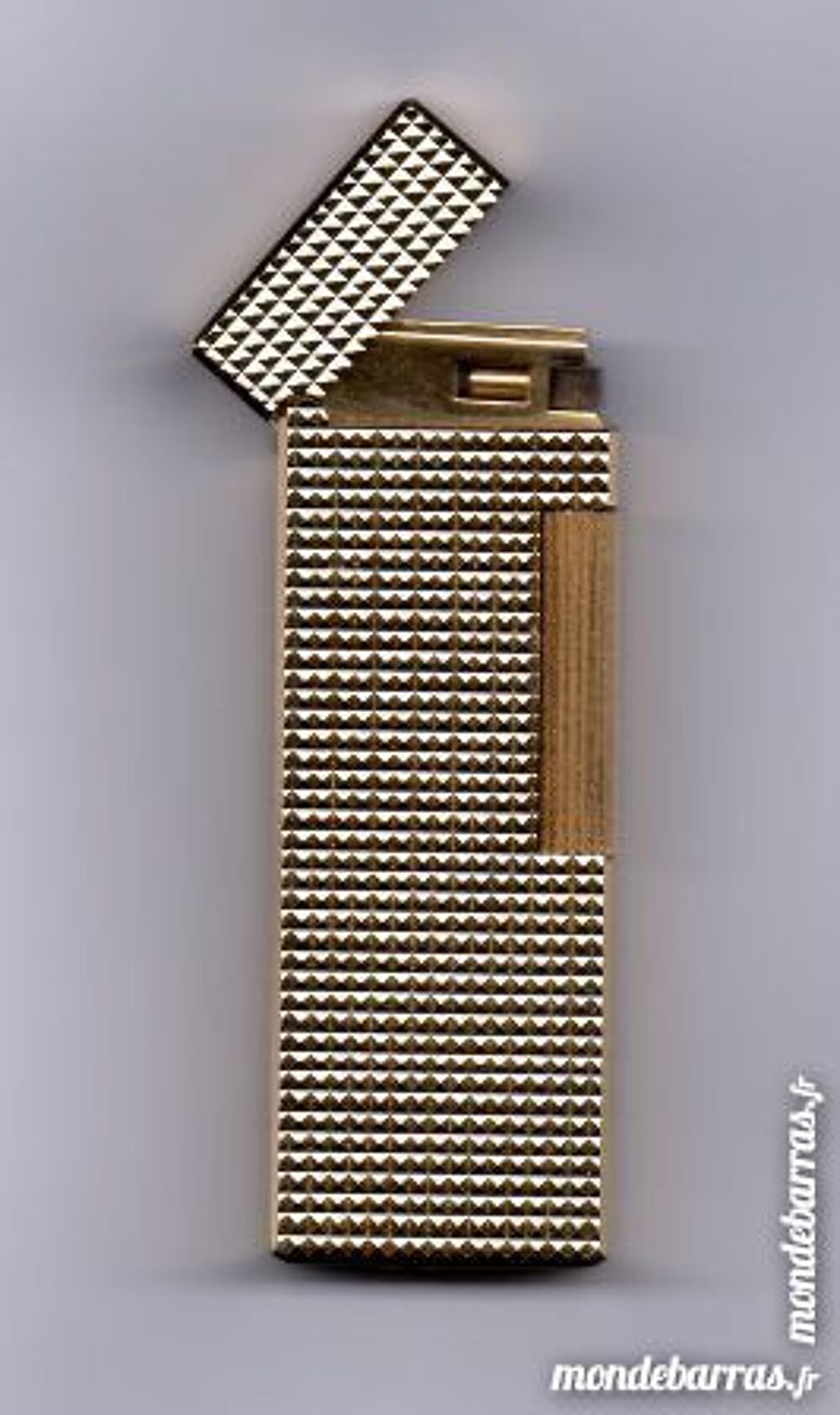 BRIQUET Silver Match Plaqu&eacute; Or Bijoux et montres