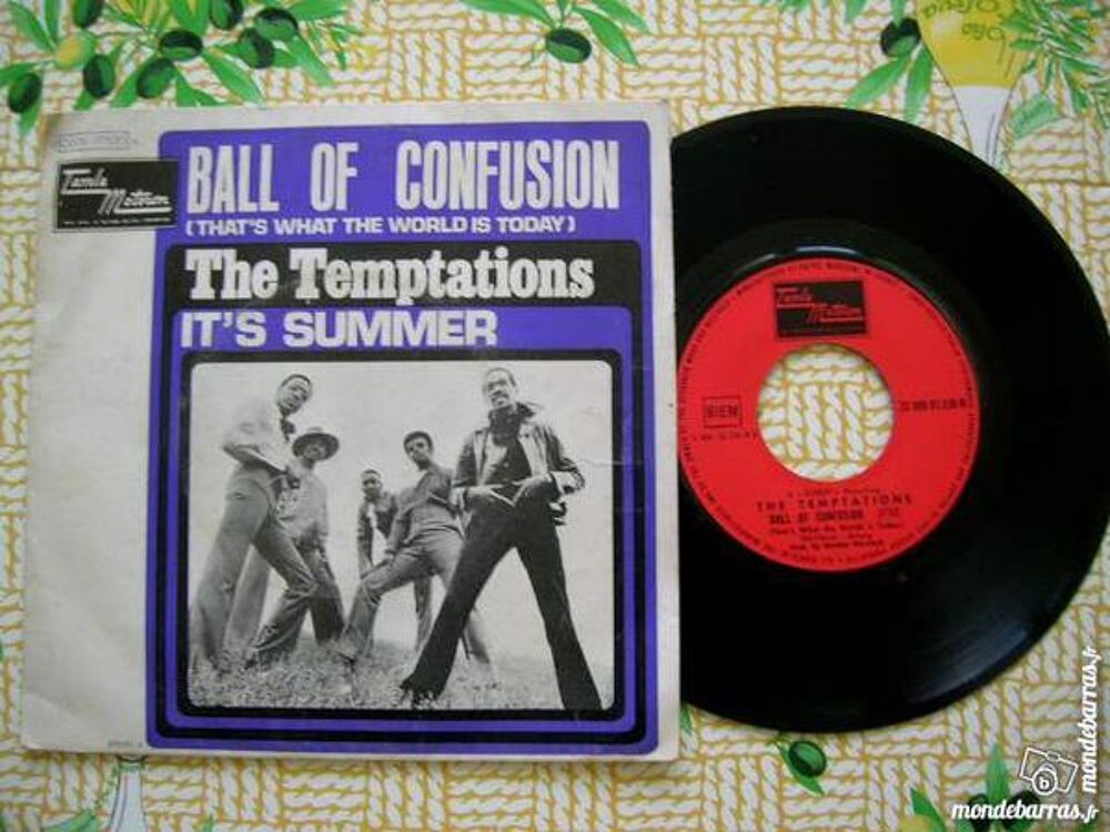 45 TOURS THE TEMPTATIONS Ball of confusion CD et vinyles