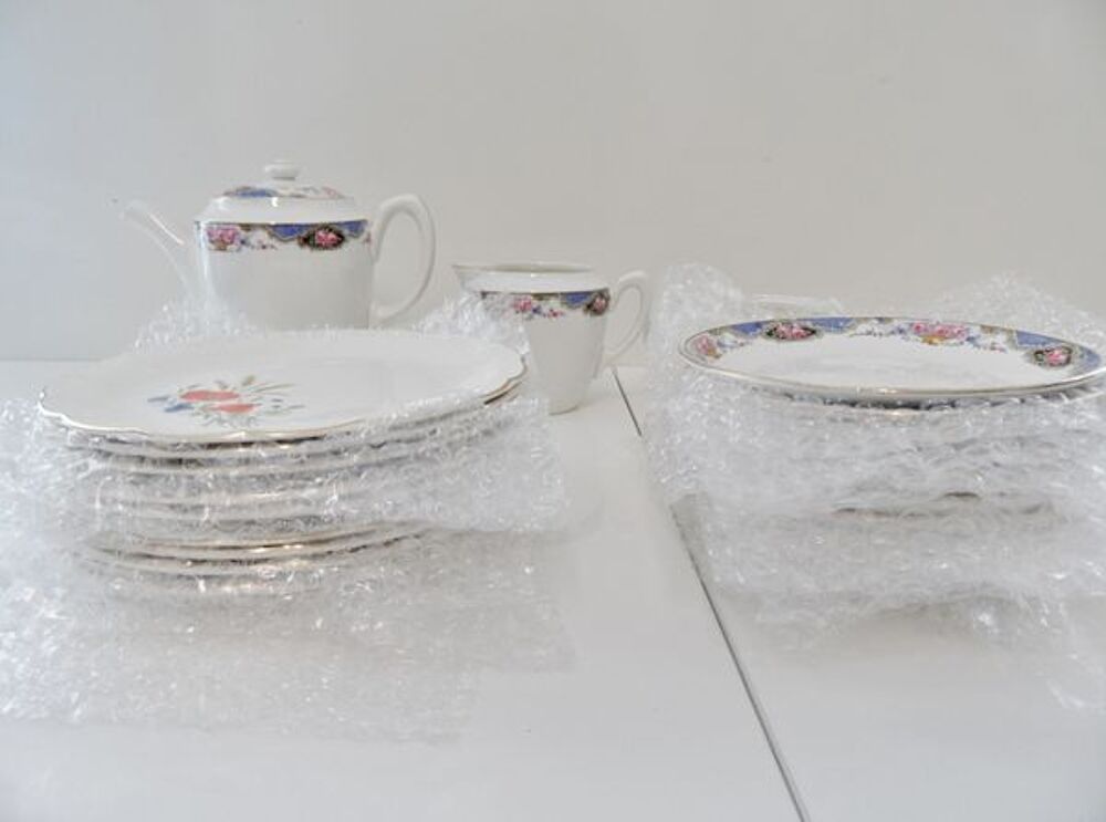 LOT FA&Iuml;ENCE OPAQUE DIGOIN SARREGUEMINES ASSIETTES POT tbe Décoration