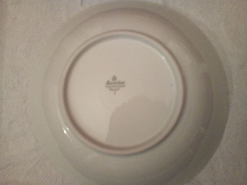 assiette ronde et creuse en porcelaine de Bavi&egrave;re Cuisine
