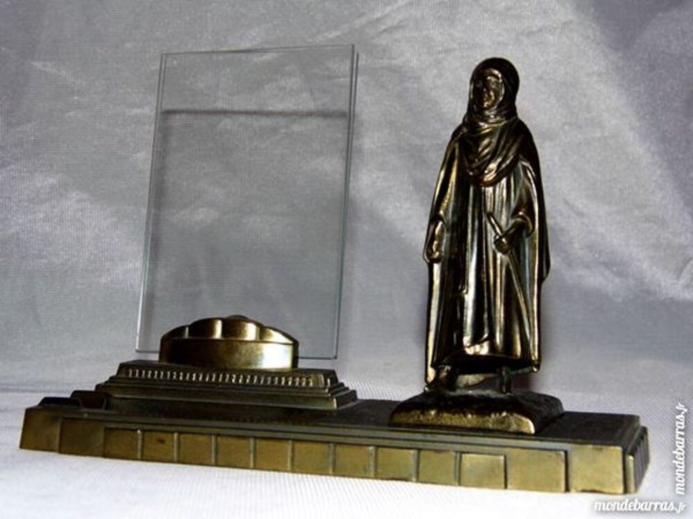 Porte photo art d&eacute;co cendrier statue bedouin Décoration