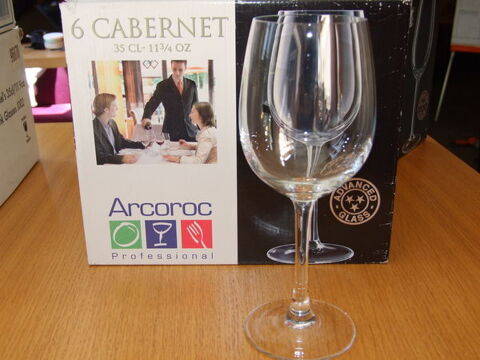 6 Verres cabernet Arcoroc 35 cl 12 Nantes (44)