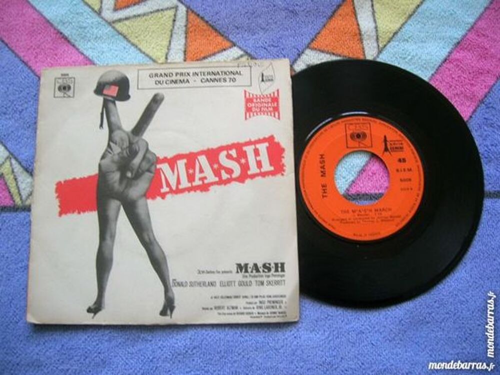 45 TOURS JOHNNY MANDEL M.A.S.H. BANDE ORIGINALE CD et vinyles