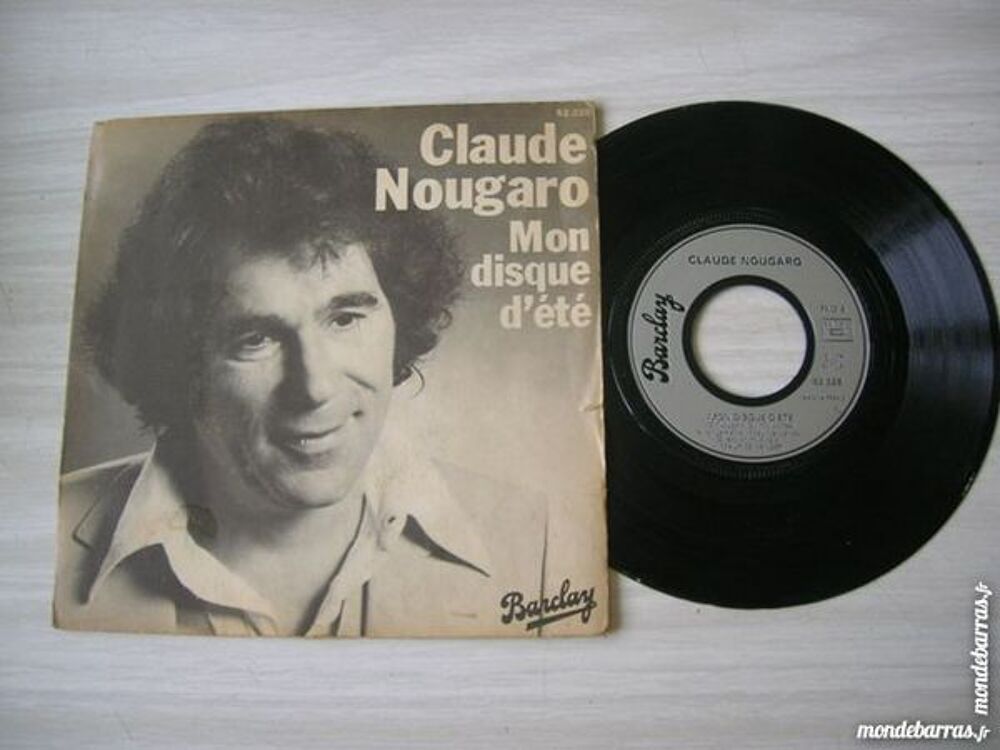 45 TOURS CLAUDE NOUGARO Mon disque d'&eacute;t&eacute; CD et vinyles