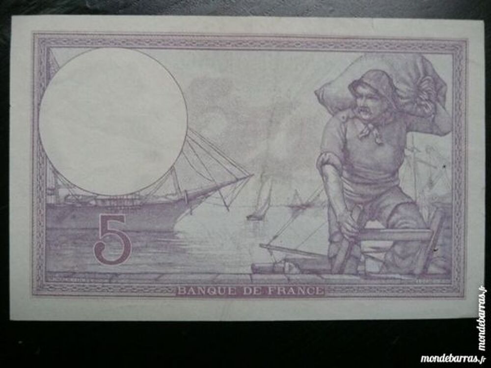 Billet 5 francs Violet E.19-9-1918 E 