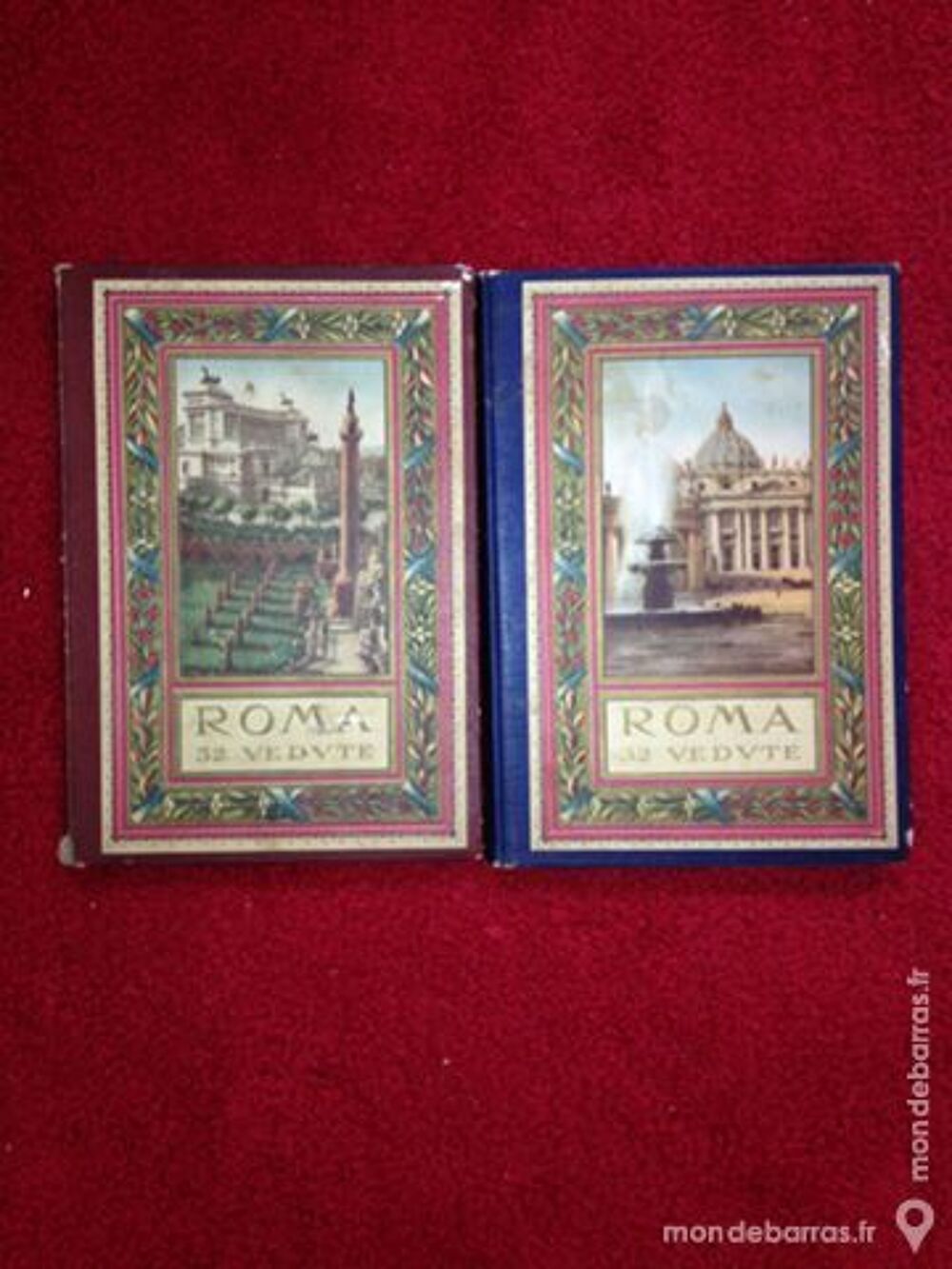 ROMA 32 cartes postales anciennes Livres et BD