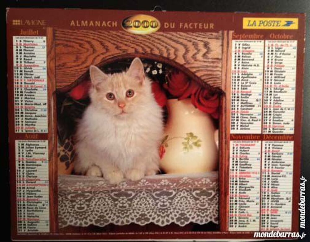 Calendrier Almanach 2000 - original 