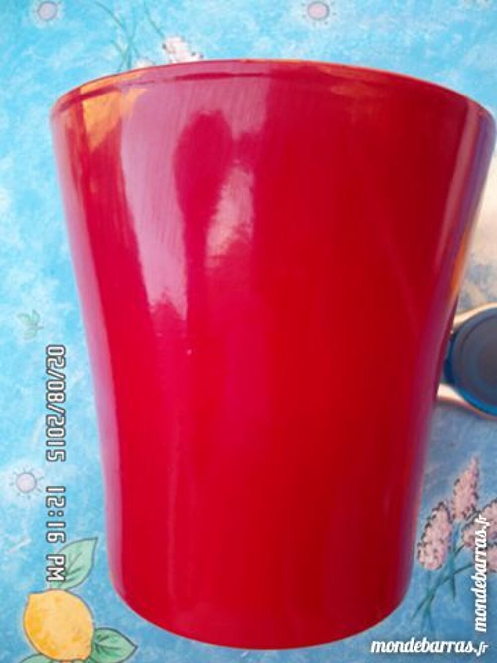pot rouge verni Cuisine