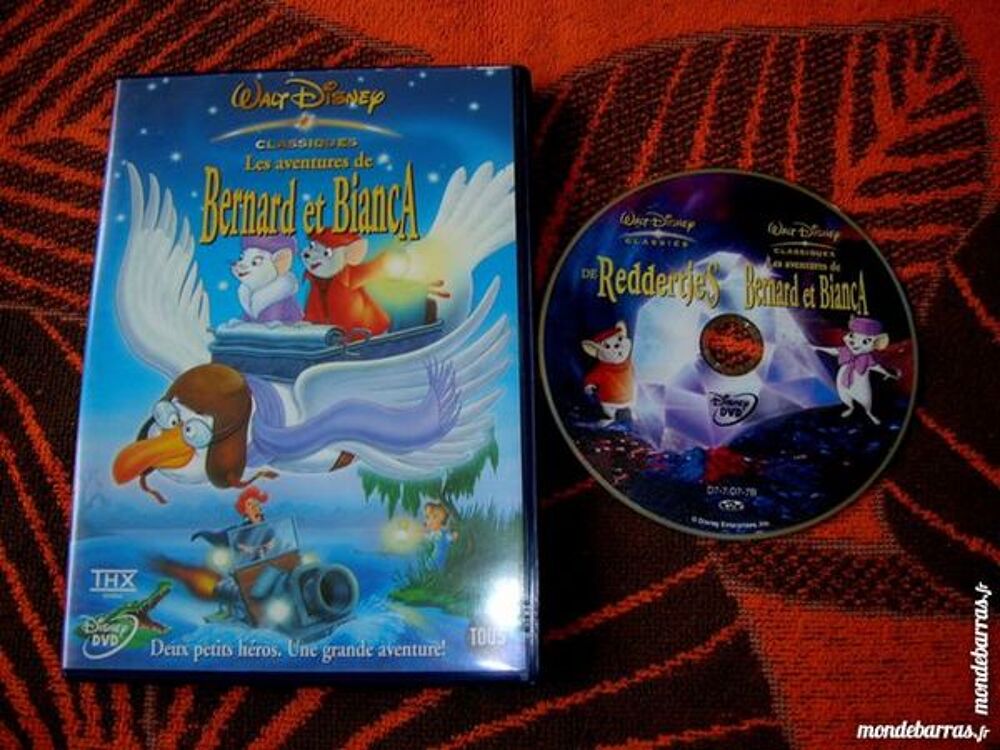 DVD BERNARD ET BIANCA - WALT DISNEY - ORIGINAL DVD et blu-ray