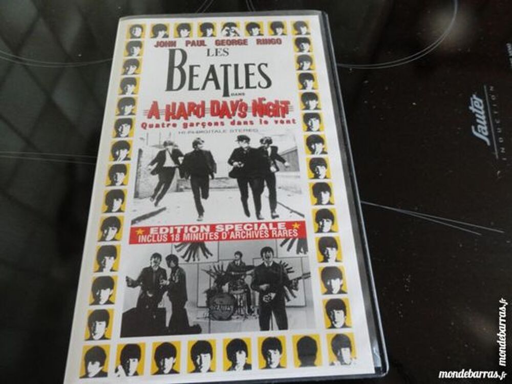 Les Beatles - A hard day's night - VHS DVD et blu-ray