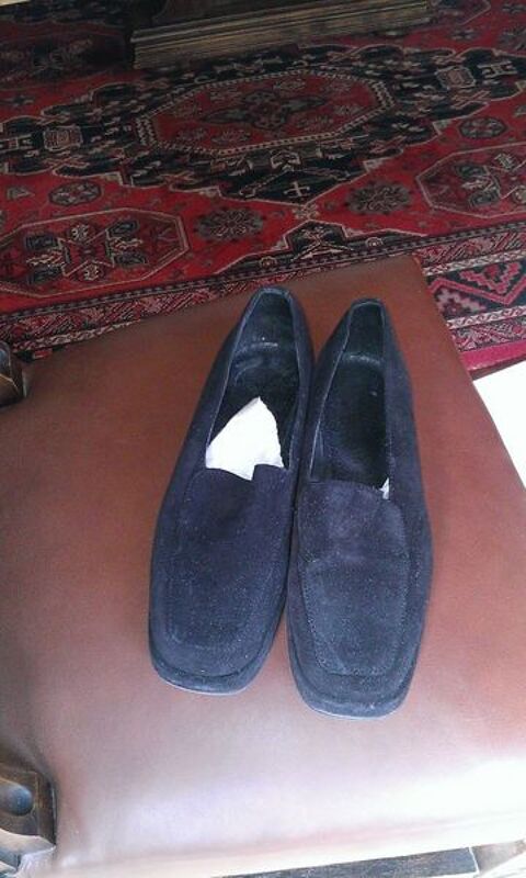 CHAUSSURES NUBUCK NOIRES T38 15 Reims (51)