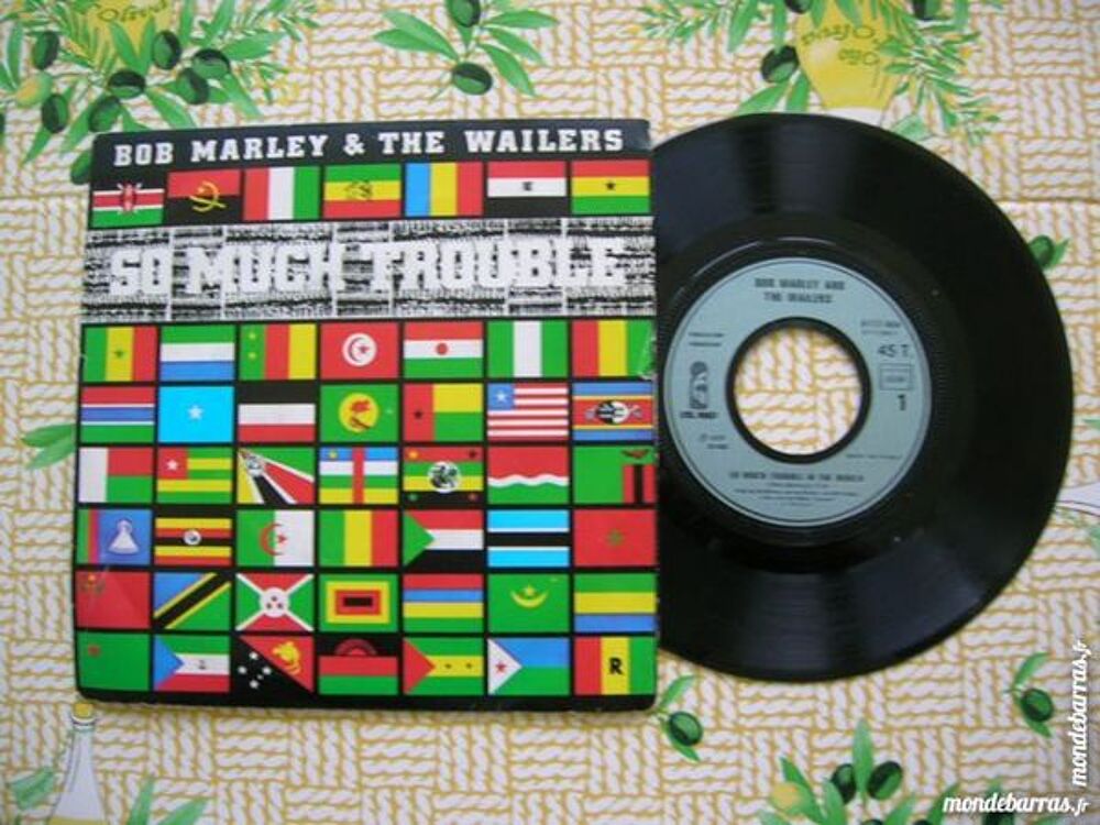 45 TOURS BOB MARLEY So much trouble CD et vinyles