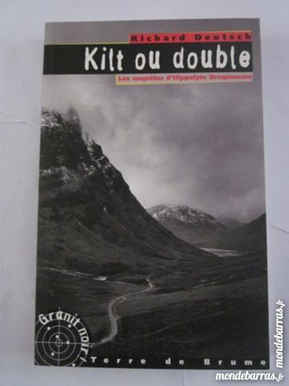 KILT OU DOUBLE policier TERRE DE BRUME Livres et BD