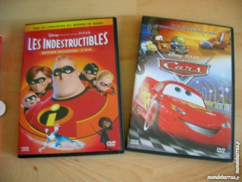 DOUBLE DVD CARS et LES INDESTRUCTIBLES - Disney DVD et blu-ray