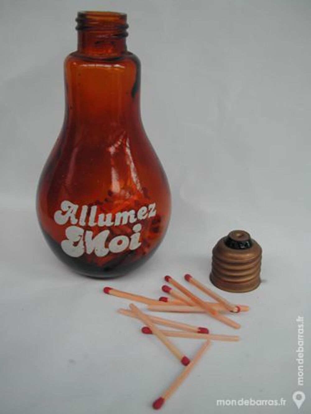 Ampoule lustre vintage LOFT briquet annees 70 Décoration
