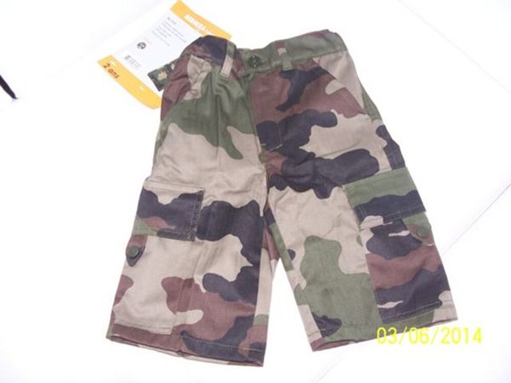 BERMUDA ENFANT ARMEE FRANCAISE CAM CE Vêtements enfants