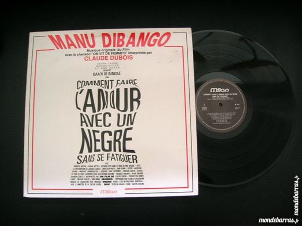 33 TOURS MANU DIBANGO Comment faire l'amour avec CD et vinyles