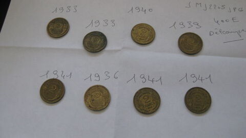 pi�ces morlon 2 francs 400 Gennevilliers (92)