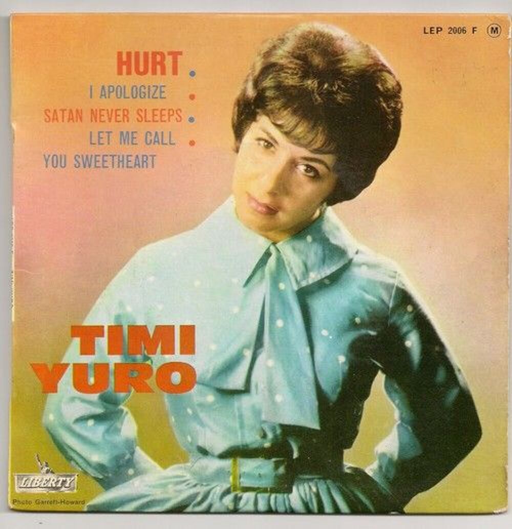 Timi Yuro Hurt CD et vinyles