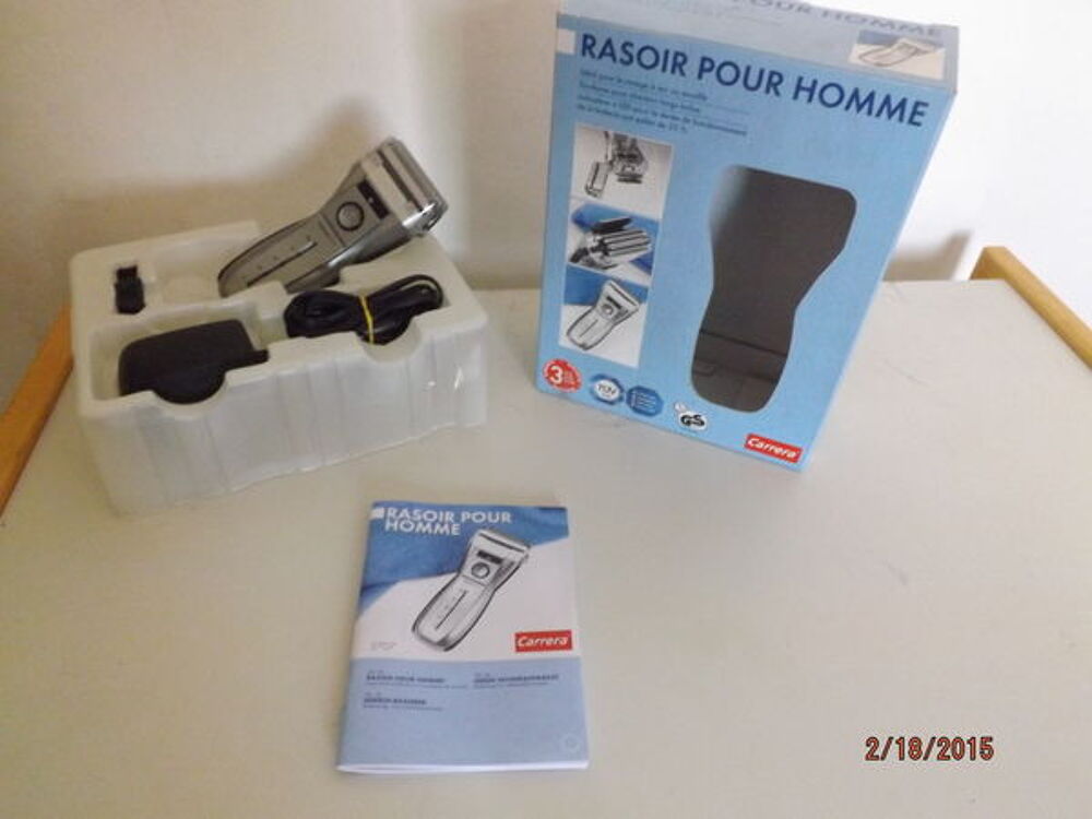 Rasoir pour homme rechargeable carrera premnieums Electroménager