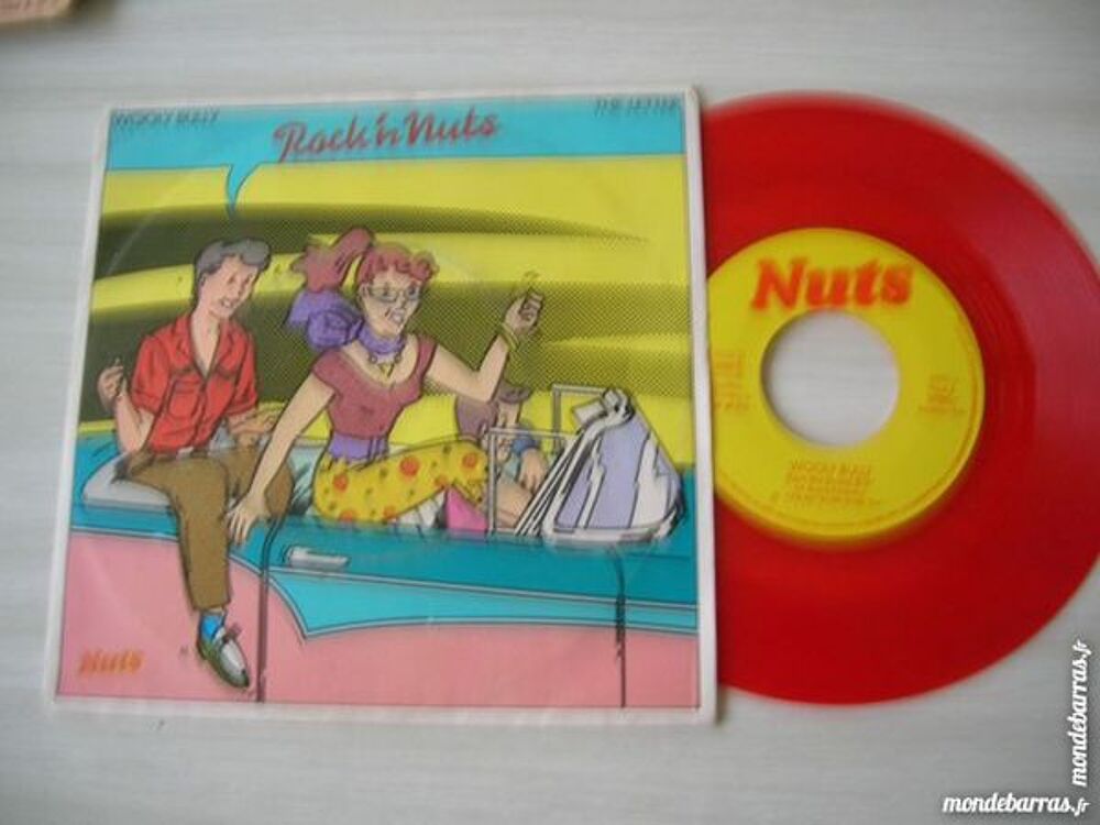 45 TOURS ROCK'N NUTS Wooly bully - Vinyle Rouge CD et vinyles