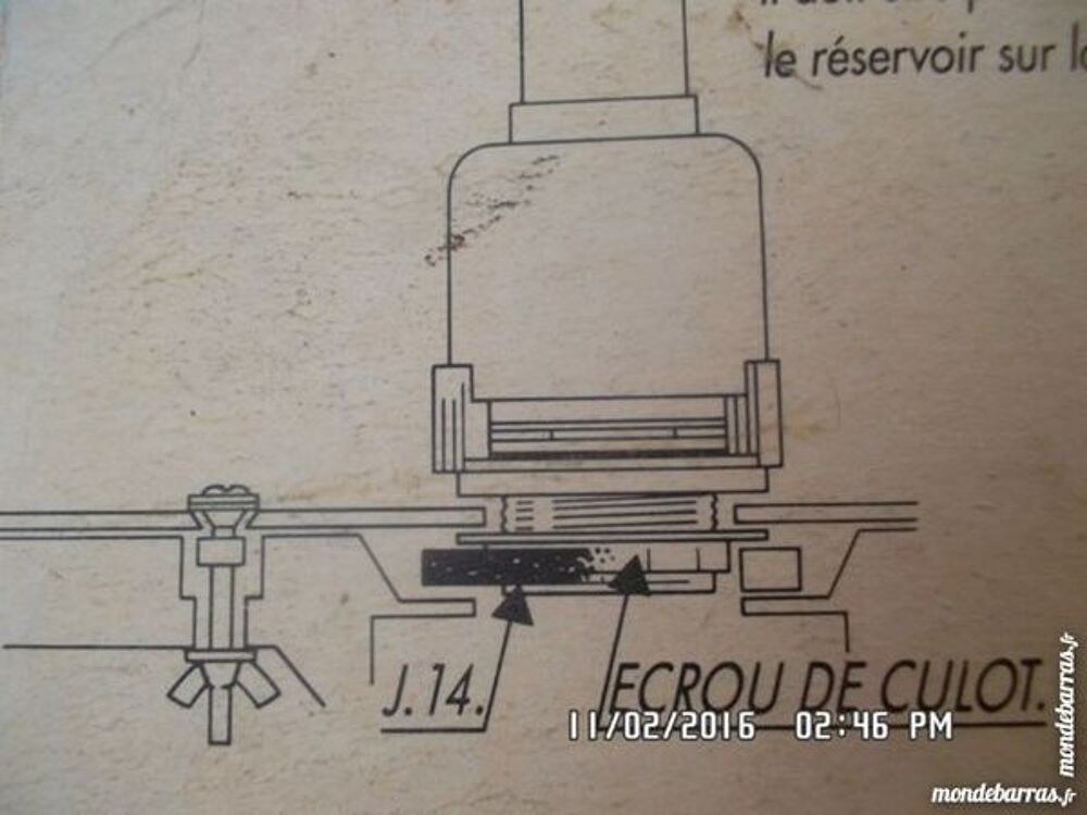 JOINT DE CUVETTE Bricolage