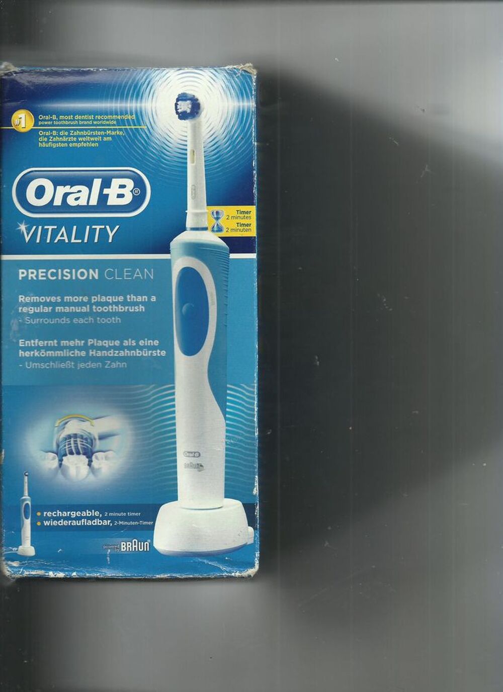 .Oral-B Vitality Dual Clean - Brosse &agrave; Dents &Eacute;lectrique Electromnager